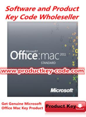 Chine Codes principaux de vente chauds de produit de Microsoft Office, bureau pour la clé standard de MAC 2011 FPP ESD à vendre