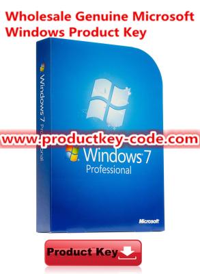 China Genuine Windows 7 Product Key Codes, Microsoft Windows 7 Professional FPP Online Activate Key for 32/64 bit for sale