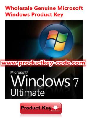 China ESD Windows 7 Product Key Codes Genuine Win 7 Ultimate OEM Key Code for sale