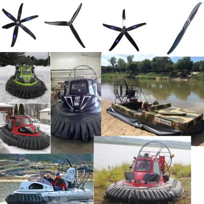 China Design  composite blades for hovercraft, Airboat carbon propeller,115cm-170cm 2 3 4 5 6 blades for sale