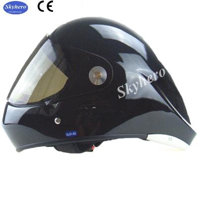 China Skate boarding helmet full face CE Full face paragliding helmet red colour Long board helmet for sale