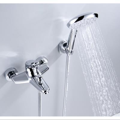 China Without Slide Bar Bathroom Copper Constant Temperature Full Shower Set Home Bathroom Shower Set for sale