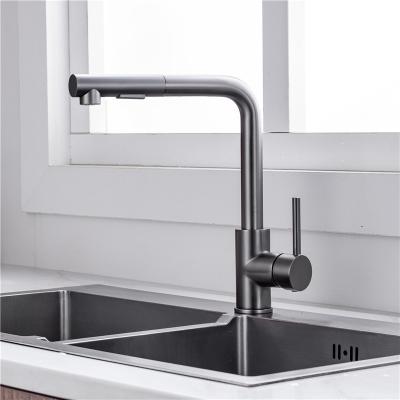 China Pull Out Spray Factory Direct Sales Kitchen Sink Splash Proof Multifunctional Pull Out Faucet for sale