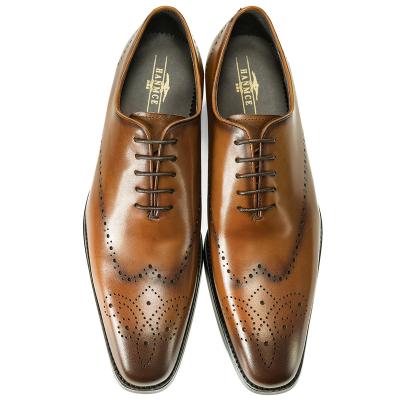 China Deodorization Luxury Business Oxford Leather Shoes Breathable Dress Shoe Summer 2023 Male Office Wedding Flats Footwear Formal Shoes For Men for sale