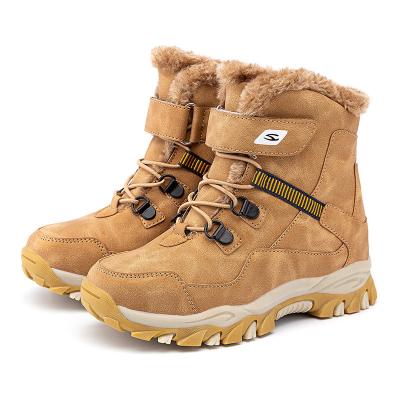 China Cushioning lightweight warm mid calf winter waterproof snow boot for kids women man for sale