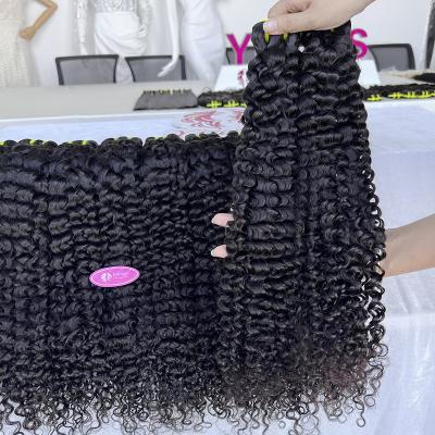 China Cheap Curly Curl 10A 12A Grade Cuticle Aligned Virgin Hair, Bundles Deep Curly Hair Wholesale Raw Cambodian Hair Vendors for sale