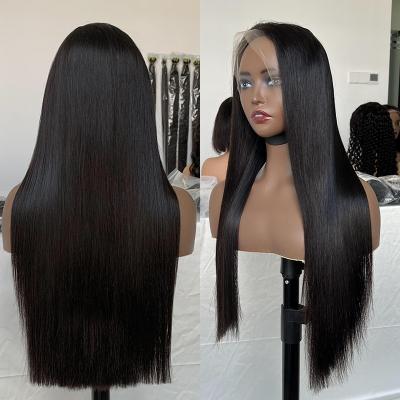 China Wholesale 200 Density Body Wave Wigs Hair Lace Front Brazilian HD Lace Wig Cheap Natural Bone Straight Human Hair Wig for sale