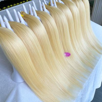 China Virgin Curly Hair Wholesalers Cheap Bundle Curl Hair Bundles Straight 613 Blonde Brazilian Hair Weave Bundle for sale