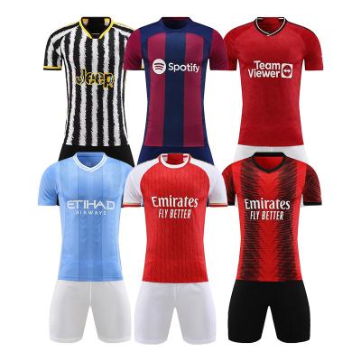 China Shirts & Tops Customize the latest top quality club 23/24 football shirt training football suit breathable men's/children's football suit. for sale