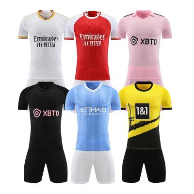 China Shirts & Tops Customize the latest top quality club 23/24 football shirt training football suit breathable men's/children's football suit. for sale