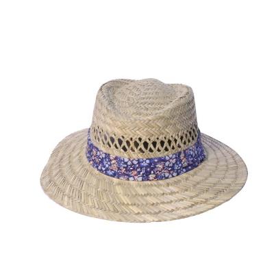 China Trendy Image Fashion Straw Tote Bag Match With Floppy Hat, Mixed Style Straw Hat Summer Braid Sun Hat And Tie Matching Trim for sale