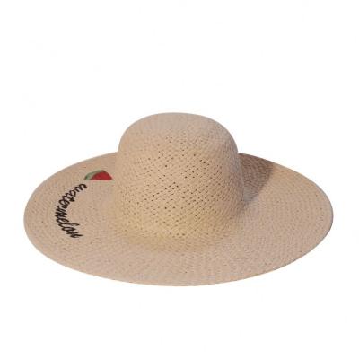 China Plain Dyed 2020 High Quality Wholesale Fashion Straw Hats Felt Hat Custom Paper Hats For Women And Man Party Outdoor for sale