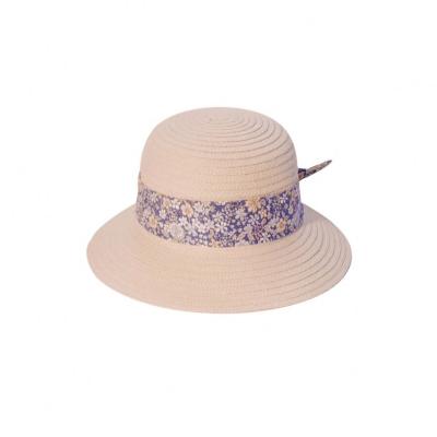 China Dobby Customized Fashion Straw Braid Panama Straw Hat Natural Paper Ribbon for sale