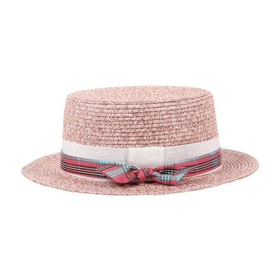 China Wholesale beach sun paper braid summer chillout straw hat china handmade vented straw hat for women for sale