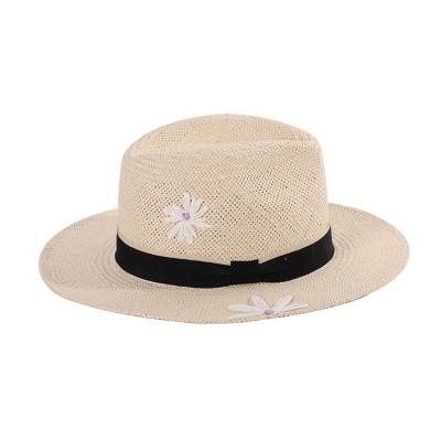 China Wholesale Panama Women Adults Women Summer Stylish Chillout Paper Oversized Straw Sun Visor Hats for sale