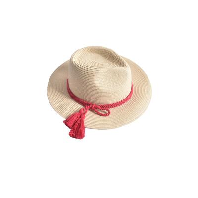 China Outdoor Paper Braid Men Spring Summer Sun Straw Braid Floppy Fedora Beach Breathable Panama Straw Hats for sale