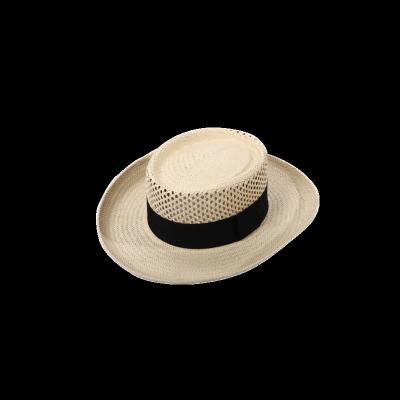 China Premium Quality Paper Braided Wide Brim Fashion Sun Shade Wide Top Hat Beach Hats For Men for sale