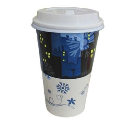 China 20oz Cheapest Price Biodegradable Single Wall Disposable Recyclable Customized Green Environmental Paper Cup For Fruit Price for sale