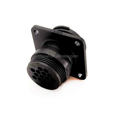 China 16 Pin History Password SMT Aviation Male Female Socket Flange Connector Automotive Automotive 182916-1 for sale