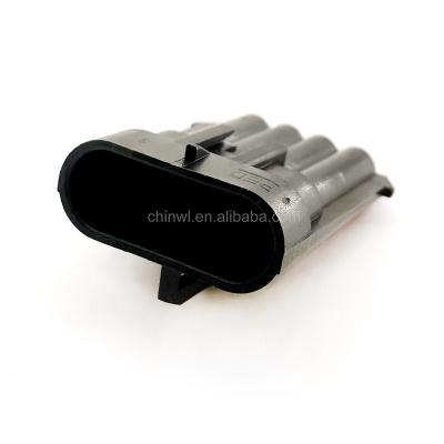 China Automotive Oxygen Sensor Car 4P Lug Plug Waterproof Connector 12162102 12162144 for sale