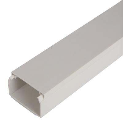 China Cable protection upvc cable trunking conduit cover molding for sale