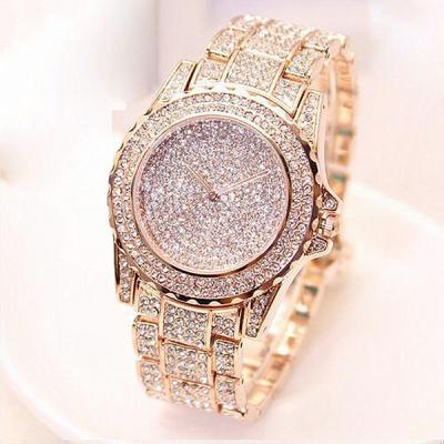 China Water Resistant Stars All Leisure Business Private Label Ladies Quartz Watch High-Grade Diamond Jewelry Watches for sale