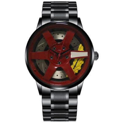 China Water Resistant 316L Stainless Steel Sports Car Watch With 3D Dial Face Real Japan Quartz Movement for sale