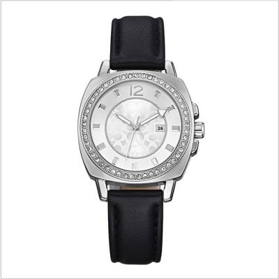 China Wholesale Black Automatic Date Watch Cheap Price Diamond Wrist Watch for sale