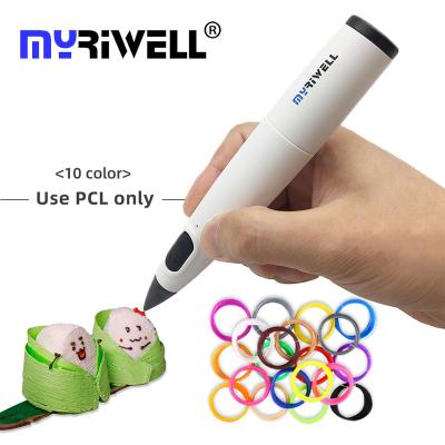 China New Myriwell Kids PCL Printing RP-300B 3D Printing Pen For Beginner School Easy Cost Effective Magic Kids for sale