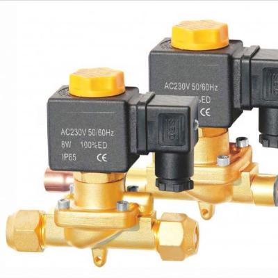 China High Quality Home HVAC Parts Brass Solenoid Valve For Refrigeration And HVAC System for sale