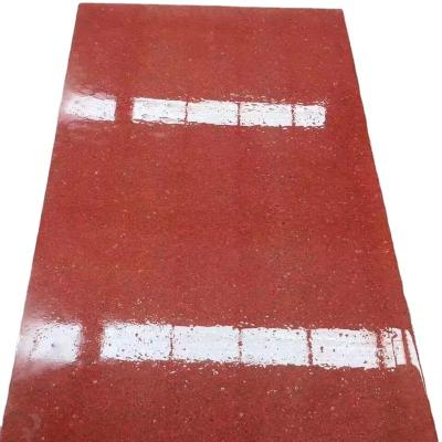 China Natural Red Chinese Red Indoor Outdoor Chinese Culture Cobblestone Landscape Wall Granite Flooring Wall Stone Paving Materials for sale