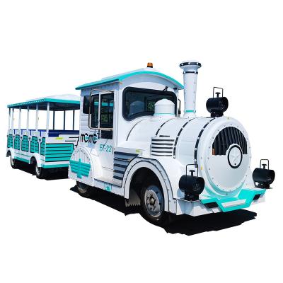 China Hot Selling New Products China Supplier Luxury Amusement Park Tourism Theme Park Sightseeing Electric Train Rides On Sale for sale