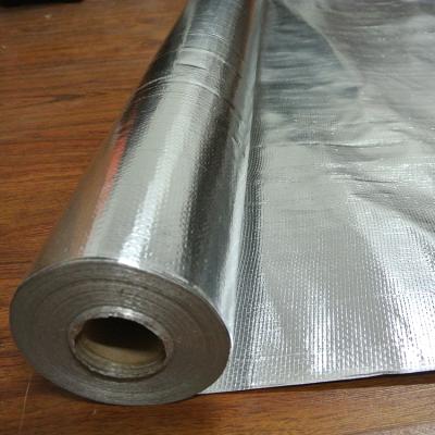 China Woven Insulation Aluminum Foil Tear Resistant Fabric With Excellent Vapor Barrier Double Sided Fiberglass Insulation for sale