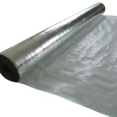 China Aluminum Foil Reflective Insulation Single Side Laminated Thermal Woven Fabric for sale