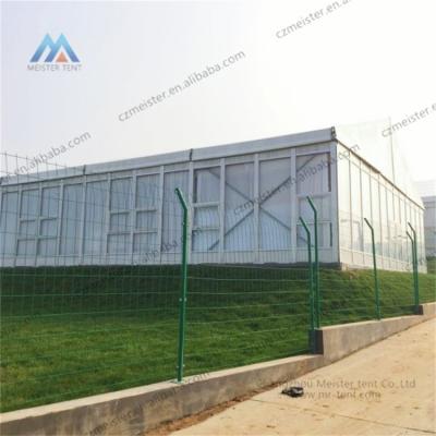 China Waterproof 20*30m Aluminum Frame Transparent Marquee Wedding Party Event Tent with Glass Sidewalls for sale