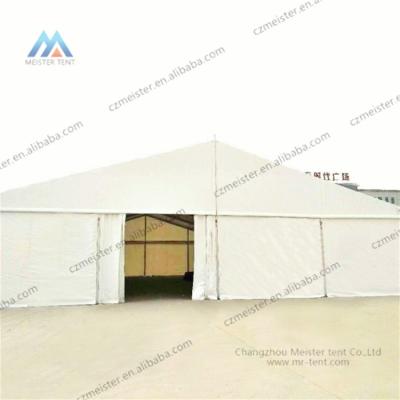 China Waterproof A Shape  Aluminum  Frame Big  Outdoor White  Storage Tent for Sale for sale