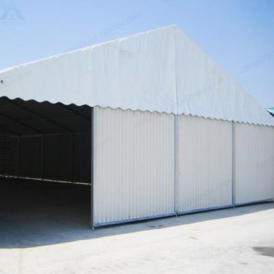 China Event temporary mobile waterproof pvc warehouse storage aluminum tent for sale