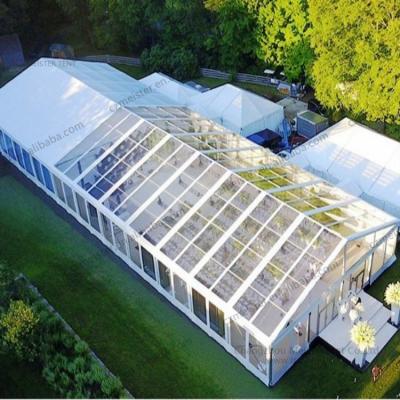 China Waterproof 2023 Luxury Outdoor Transparent 20x30M 20x40M Largre Marquee wedding Event Tents for sale