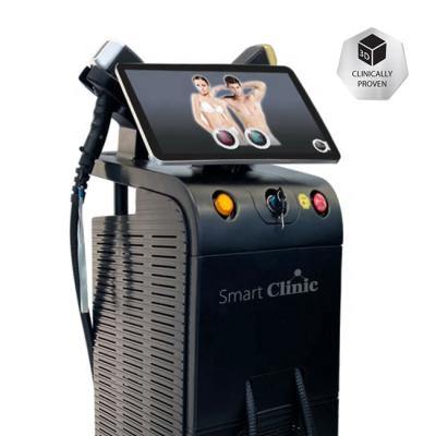 China Alma Soprano Ice Platinum Diode Laser 755 808 Hair Removal 1064 Alma Diode Laser Hair Removal Machines for sale