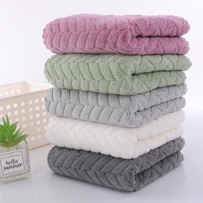 China Child-Proof Microfiber coral fleece hand face towel super absorbent quick dry towel for sale