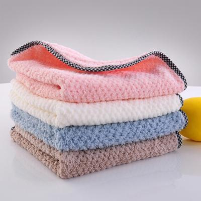 China Sustainable Custom Size Machine Washable Kitchen Dish Towel Cloths Available in Multiple Colors for sale