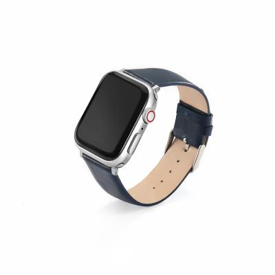 China WholesaleBest Sale Leather Compatible For Apple Watch Band Leather Straps 44mm 42mm 40mm 38mm For iWatch Band 6 5 4 3 2 for sale