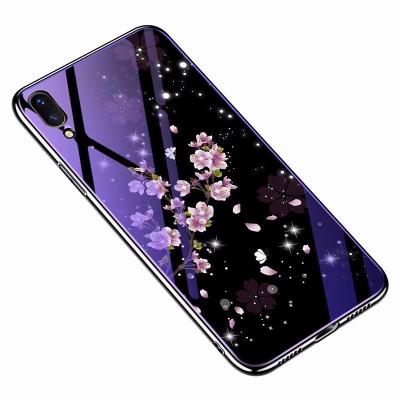 China Fanshion For Huawei nova3 nova3i Nova2i Hard Cover Case Tempered Glass Painted Case Protector Sale Cover for sale