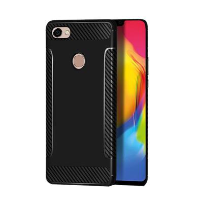 China Phone Back Cover For Vivo y81/y83 Black Fingerprint Version Cover Soft TPU Cell Phone Case, Anti-fall Cellphone Case for sale