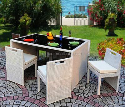 China Garden Wicker Set SIMEC Outdoor Rattan Cube Bar Table Set for sale