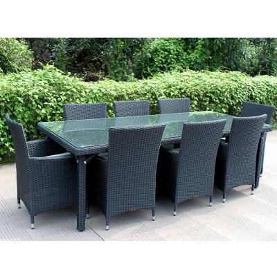 China Modern Furniture Special Design Multifunctional Rattan Dining Set for sale