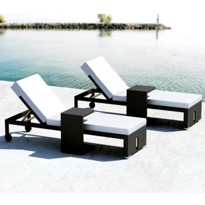 China Modern Outdoor Rattan Furniture Tops High Quality Round Sun Sofa for sale