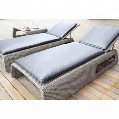 China Outdoor Sun Sofa SIMEC Wicker Rattan Lounge Bed for sale