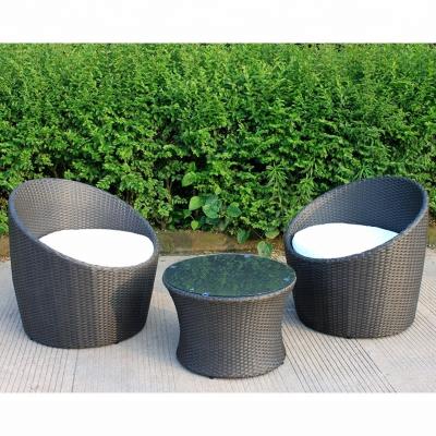 China Garden Set Wicker Rattan Outdoor Bistro Set for sale