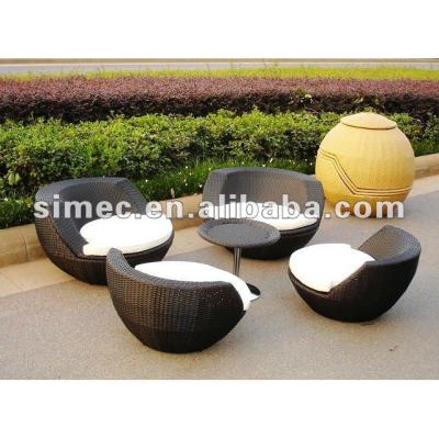 China Garden Set Wicker Rattan Cube Garden Furniture for sale